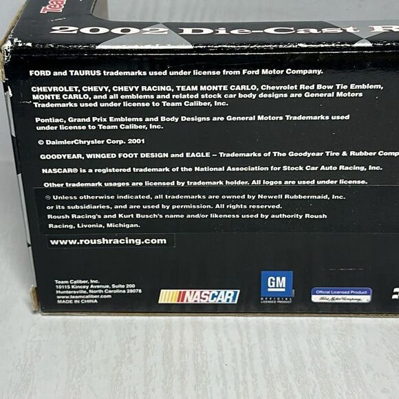Team Caliber Owners Series #97 Kurt Busch 2002 Rubbermaid Sharpie Car 1:24 Scale - Picture 7 of 7